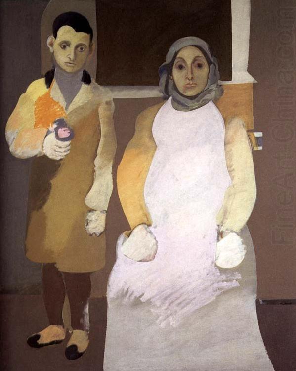 The Artist and his Mother, Arshile Gorky